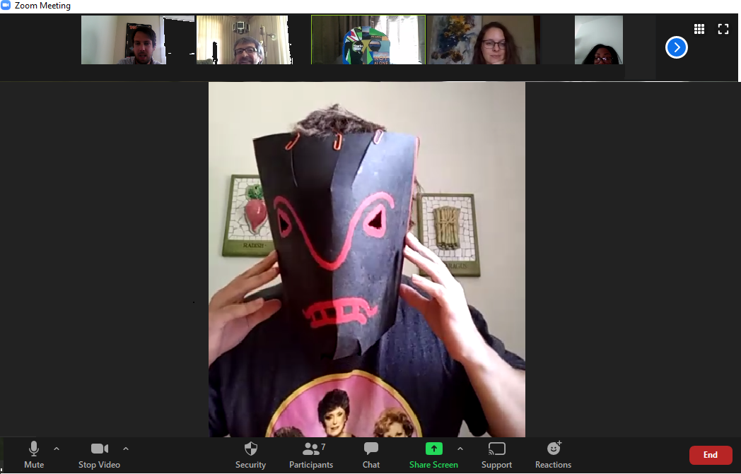 CARE participant showing mask