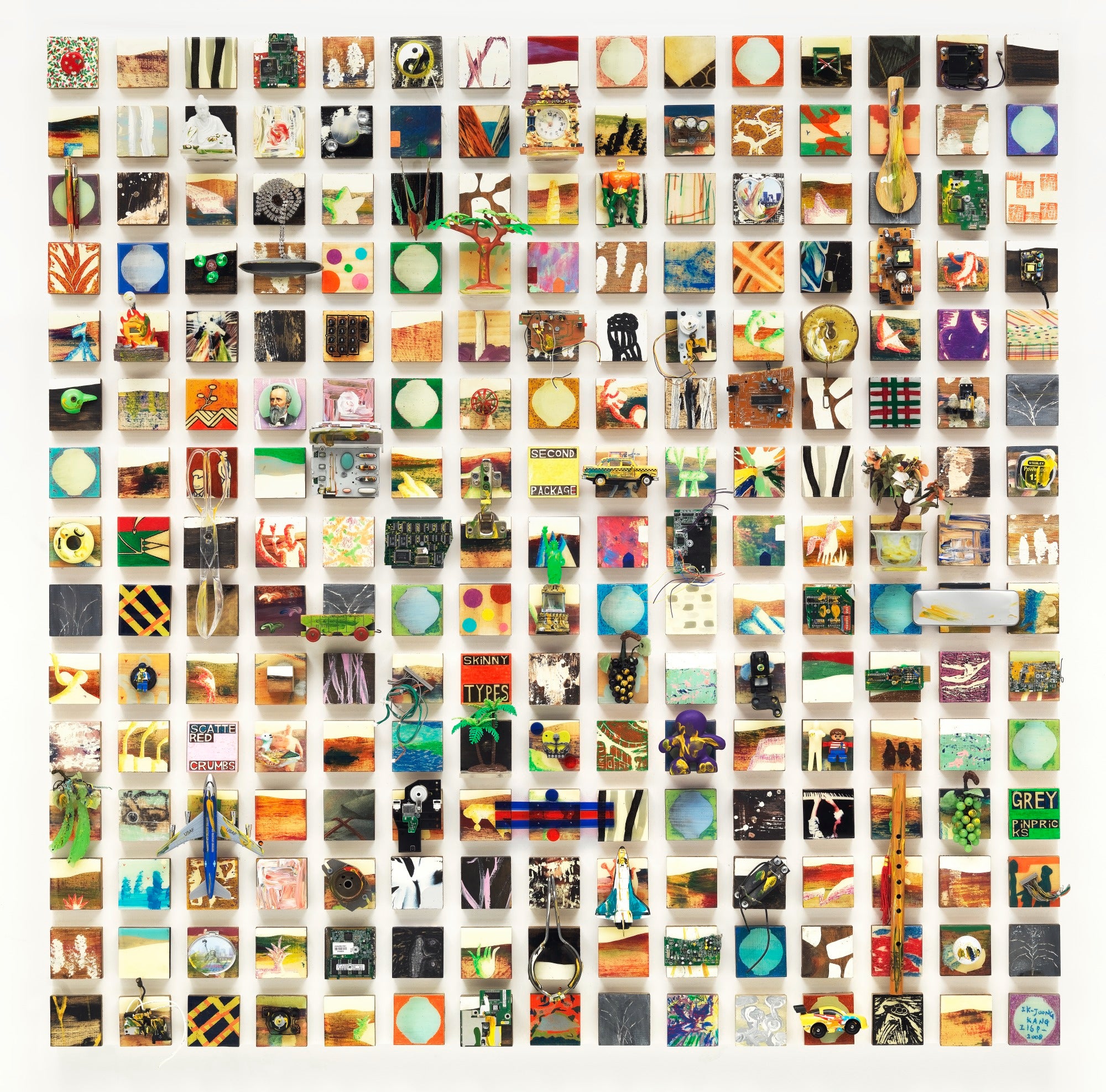 "Happy World – Scattered Crumbs," 2011–2014 by Ik-Joong Kang