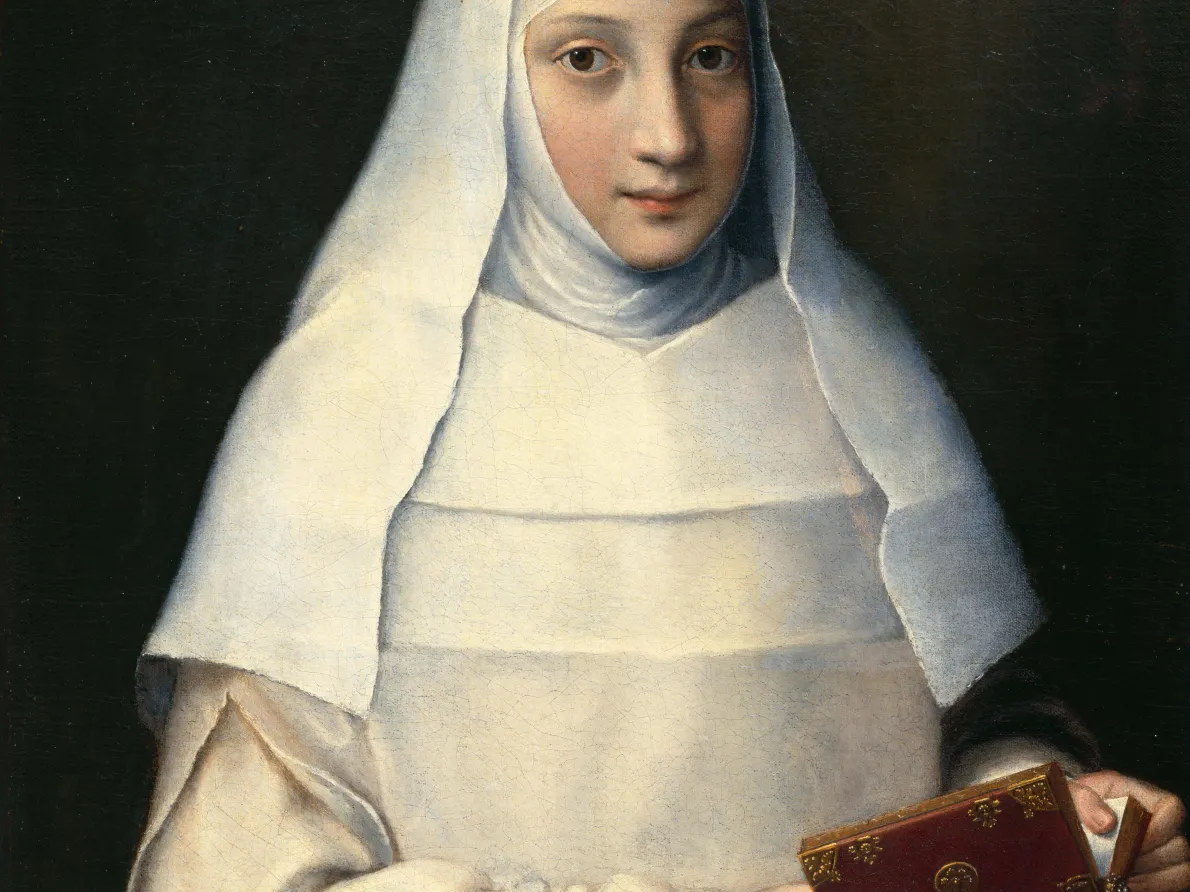 Sofonisba Anguissola (Italian, ca. 1535–1625), "The Artist’s Sister in the Garb of a Nun," 1551, Oil on canvas. Southampton City Art Gallery, Purchased in 1936 through the Chipperfield Bequest Fund, 1979/14