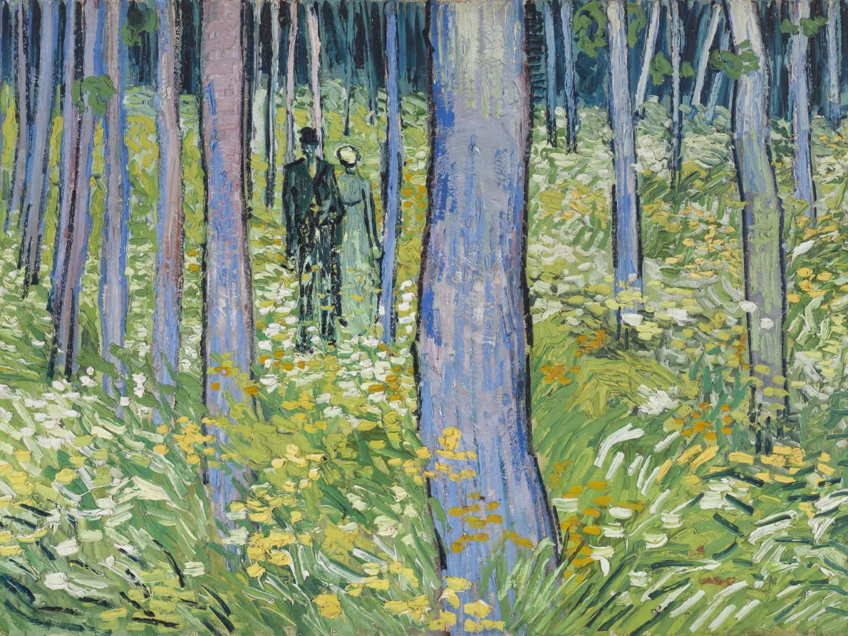 Undergrowth with Two Figures