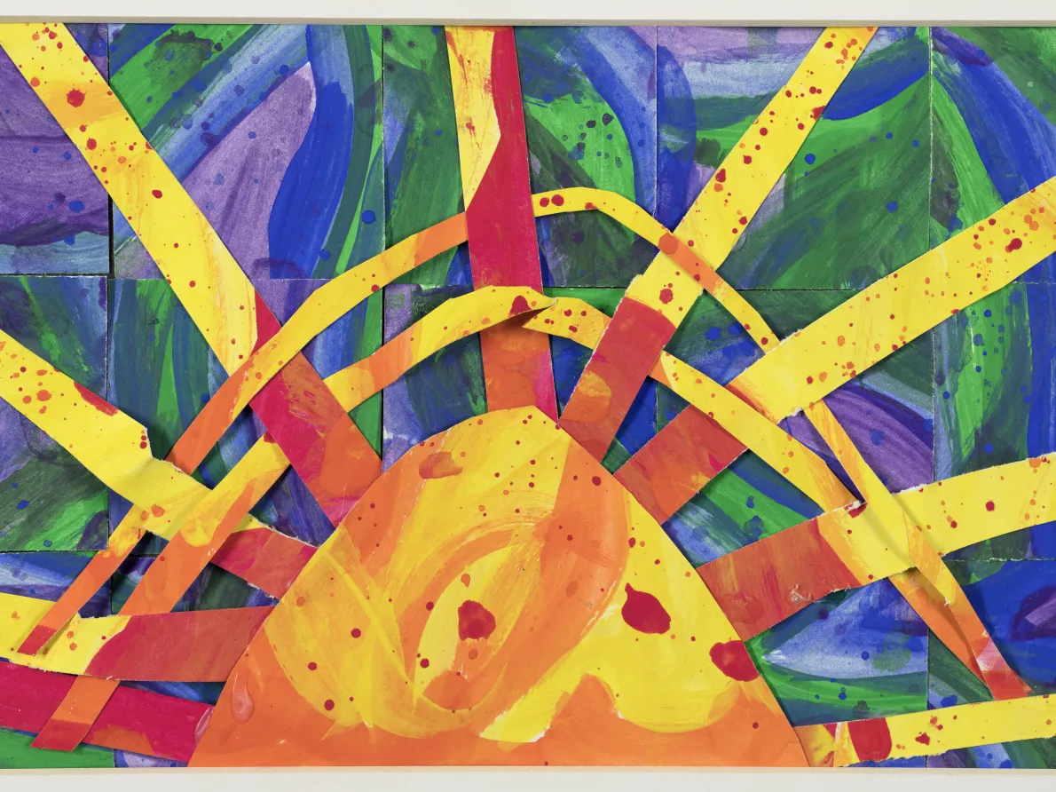 “Sunrise,” Jessica Orozco, Academy of the Americas at Logan, 2nd Grade.